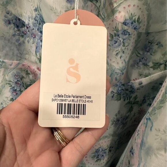 Selkie Parliament Dress La Belle Etoile 4X Plus Size Fit & Flare NWT - Picture 3 of 3